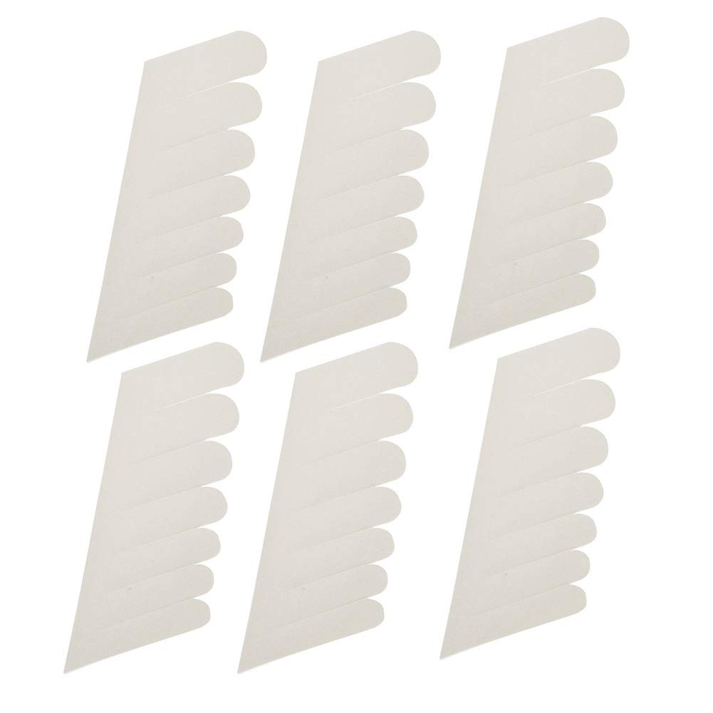 Fiberglass Silk Nail Repair Wrap - 6pcs Adhesive Reinforce Nail Protector Stickers for UV Gel Nails - Strengthen & Protect Natural Nails for Manicures & Nail Extensions