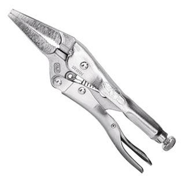 IRWIN 1402L3 Long Nose Vise Grip Locking Pliers - Premium Locking Tool for DIY, Automotive Repair & Metalworking Projects