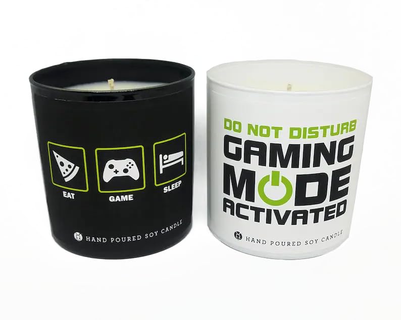 9oz Handmade Soy Gaming Candle - Aromatherapy for Gamers | Perfect for Esports, Streaming & Relaxation