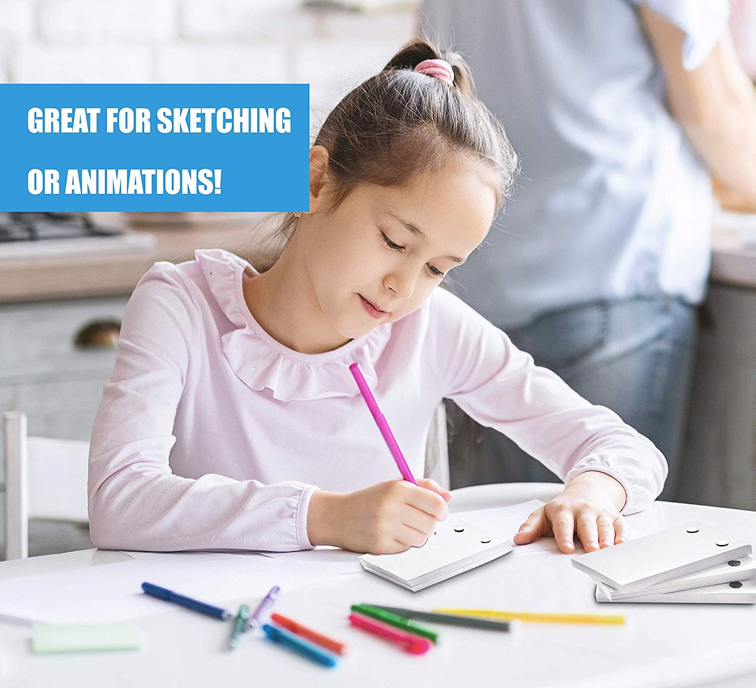Premium 720-Sheet Blank Flip Book Paper with Holes (1480 Pages) - Professional Animation Sketching Paper for Light Pads | Ideal for Drawing, Comics, DIY Animation Projects & Flip Book Kits | Perfect for Artists, Students & Animation Enthusiasts
