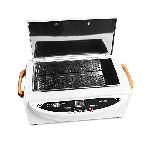 Professional UV Nail Tool Sterilizer Cabinet - High Temperature Disinfection for Manicure & Pedicure Tools - Salon & Home Use for Hygiene & Safety