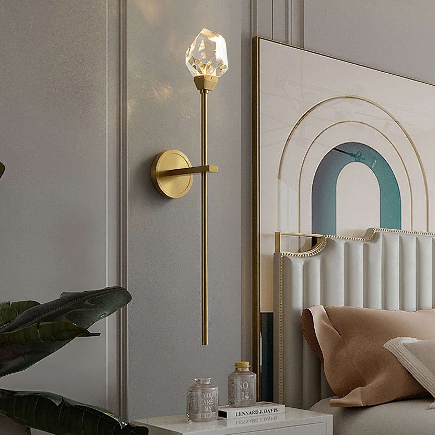Stylish Donovan Wall Lamp - Modern LED Sconce Lighting for Bedroom, Living Room & Hallway - Energy Efficient Home Decor