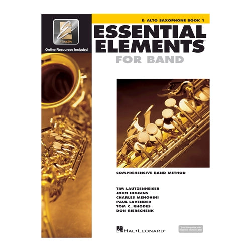 Essential Elements for Band - Eb Alto Saxophone Book 1: Comprehensive Beginner's Guide with Exercises & Songs | Perfect for Students, Teachers & Home Practice