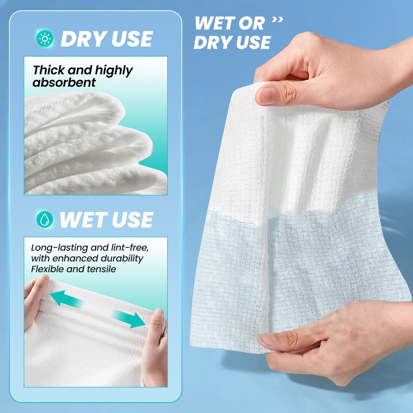 Soft Disposable Face Towels 10