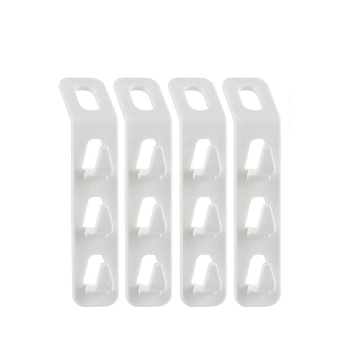 MNTT Space-Saving Multi-Layer Closet Organizer - 10 Pack Clothes Hanger Connector Rack for Home Storage & Wardrobe Organization | Perfect for Small Closets, Dorm Rooms & Apartment Living