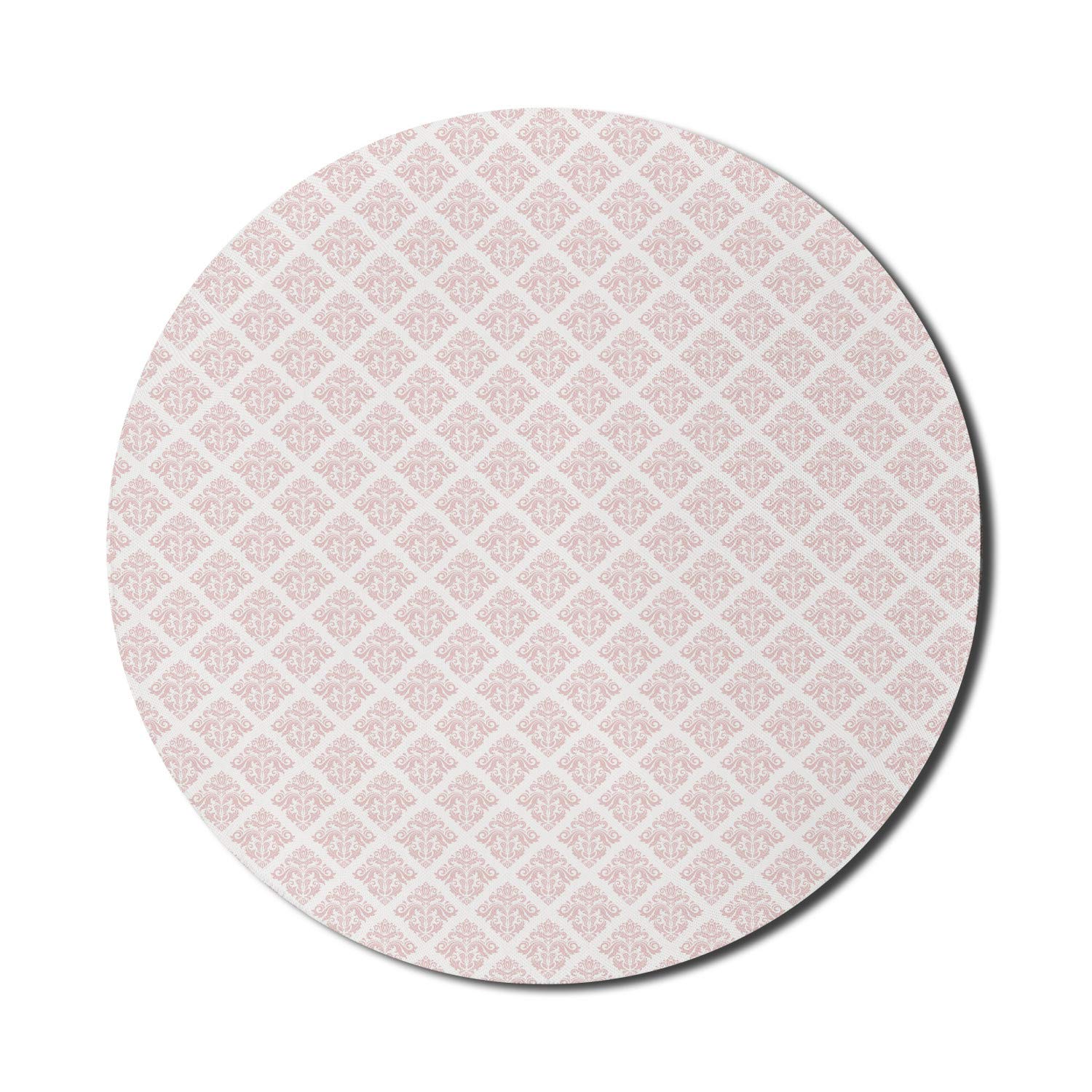 Ambesonne Vintage Floral Damask Mouse Pad - 8