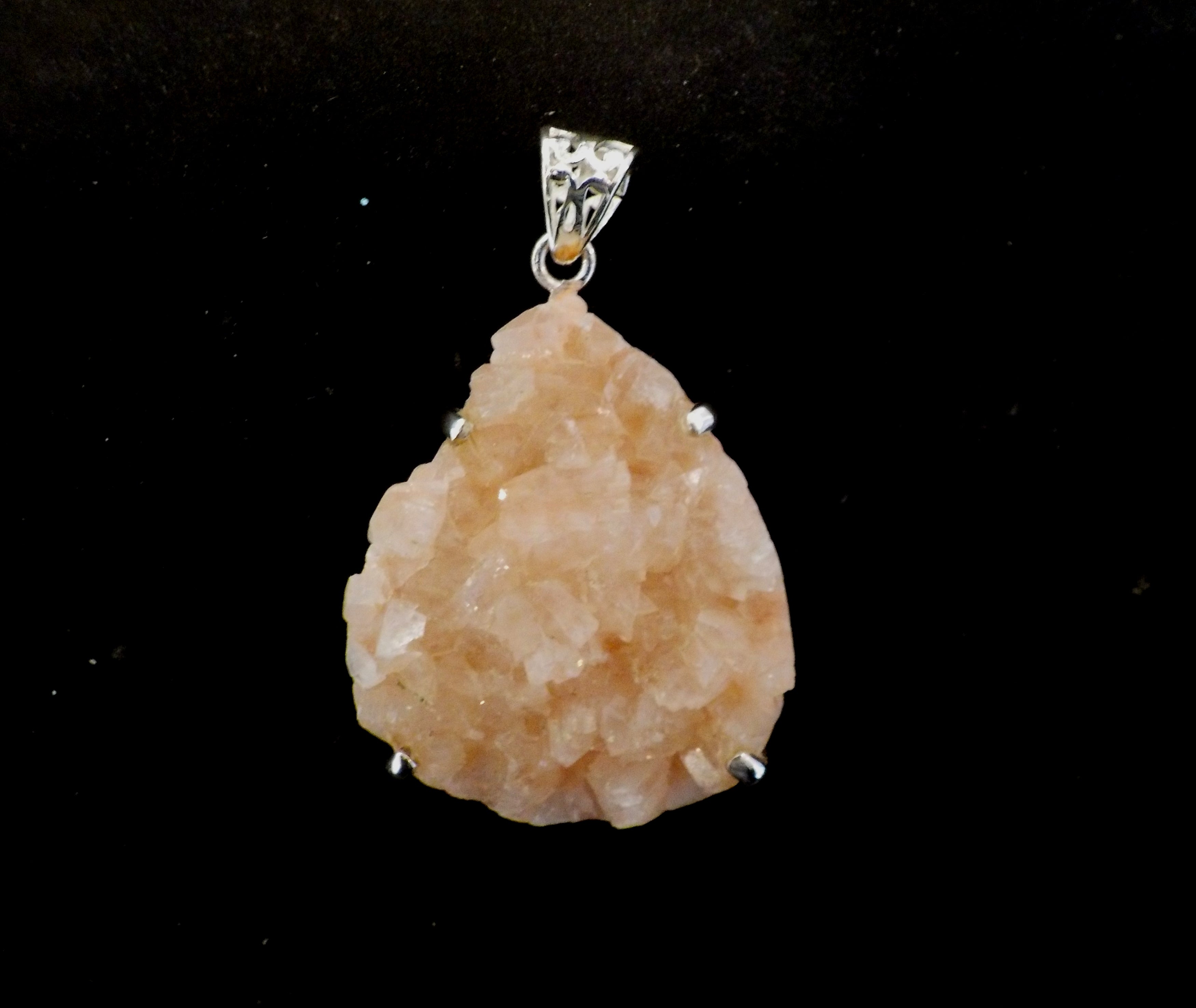 Natural Pink Apophyllite Crystal Pendant Necklace - Healing Stone Jewelry for Women - 73.99 | Spiritual Gift, Meditation & Energy Balancing Accessory