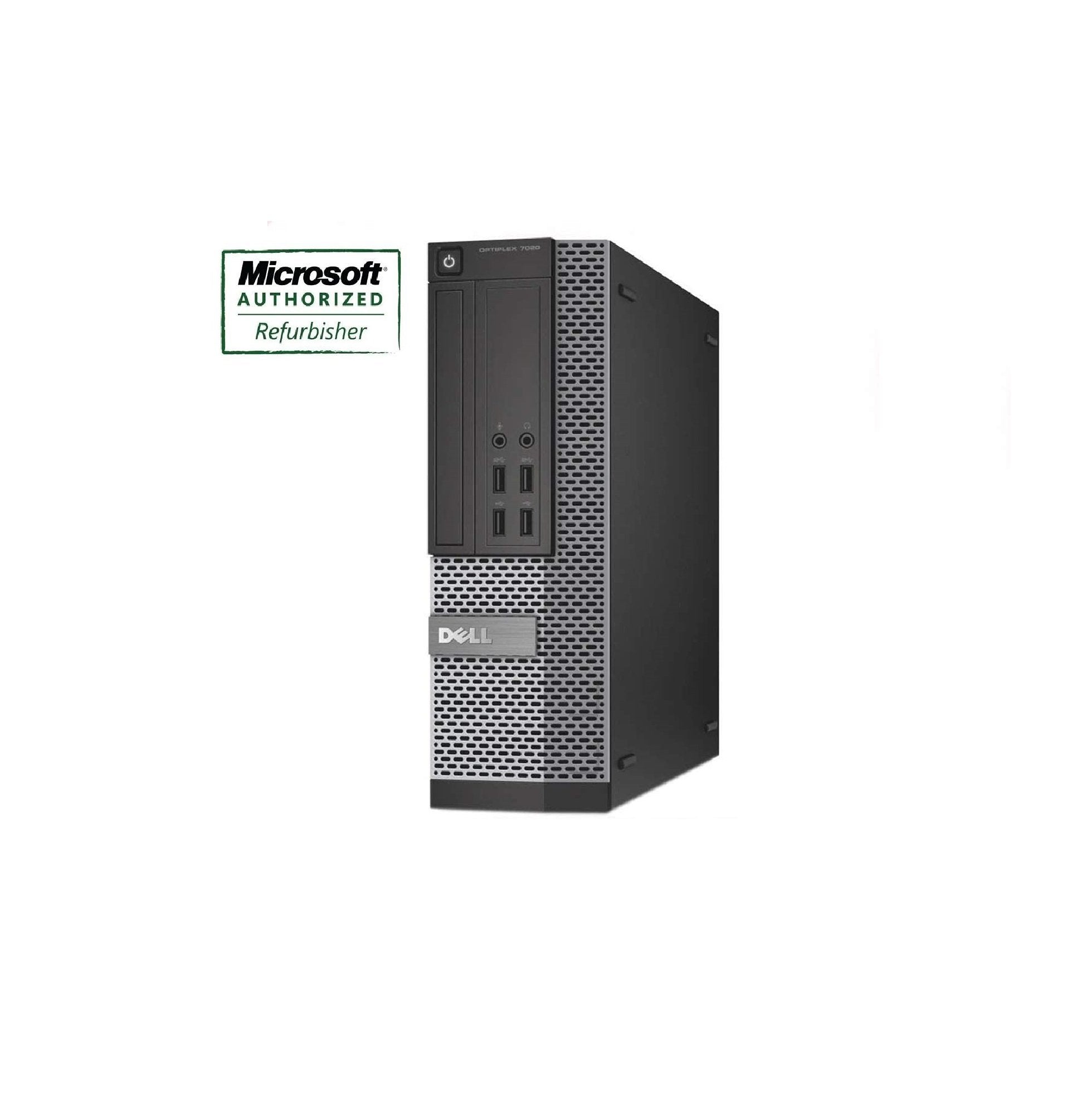 Refurbished Dell OptiPlex 7020 SFF Desktop Computer - Intel Core i5-4570 3.2GHz, 32GB RAM, 1TB SSD, DVD Drive, Windows 10 Pro (Renewed) - Perfect for Home Office, Business Workstations & Small Business Computing