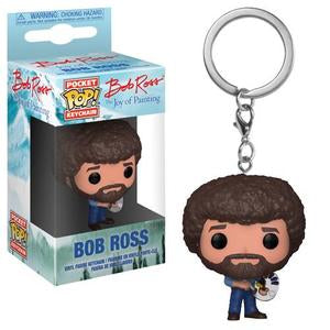 Bob Ross Pocket Pop! Keychain - Funko Pop Vinyl Figure Collectible - Perfect for Backpacks, Gifts & Art Lovers