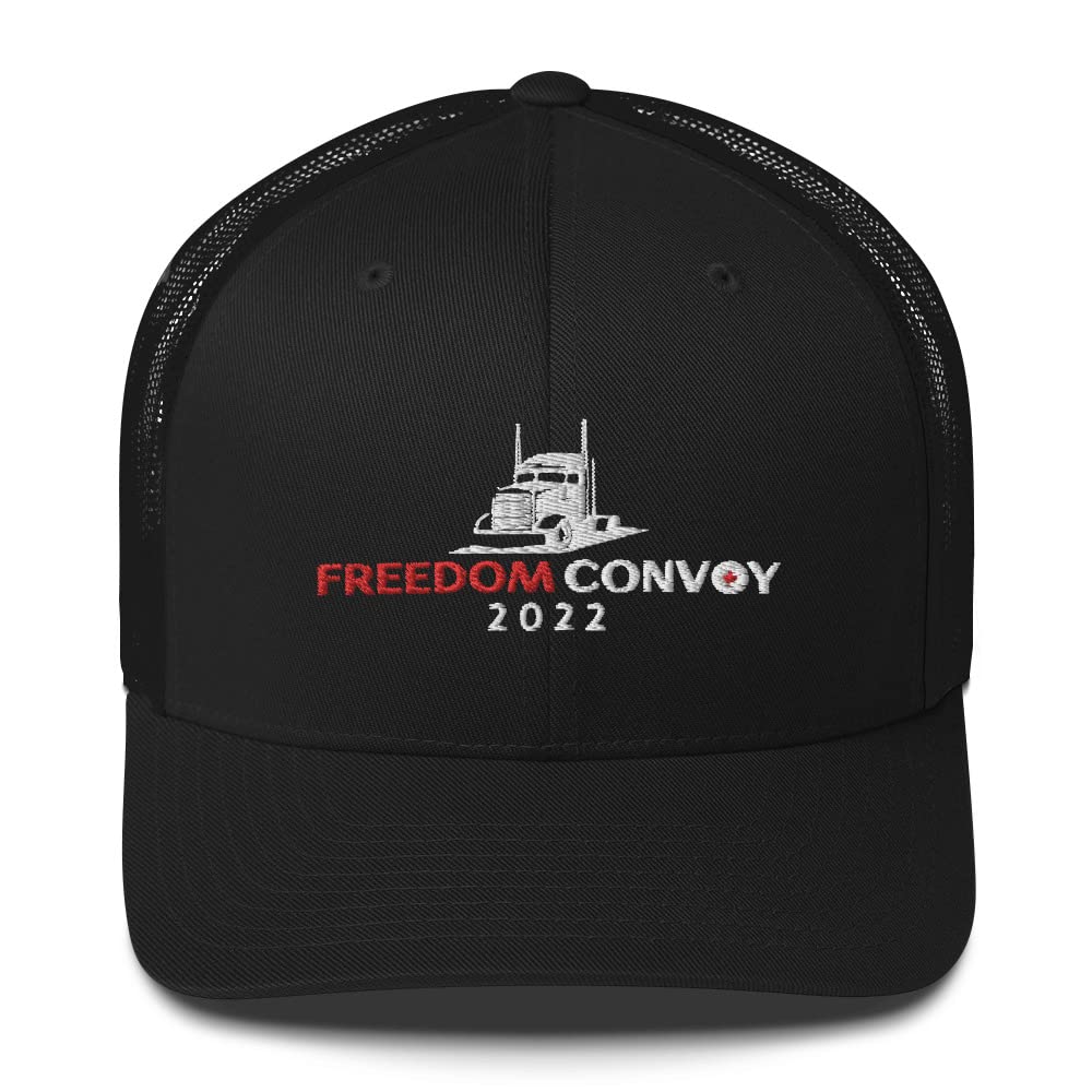 Fashion Freedom Convoy 2022 Trucker Hat - Canadian Flag Support Cap for Men & Women - Perfect for Outdoor Events, Protests & Patriotic Style