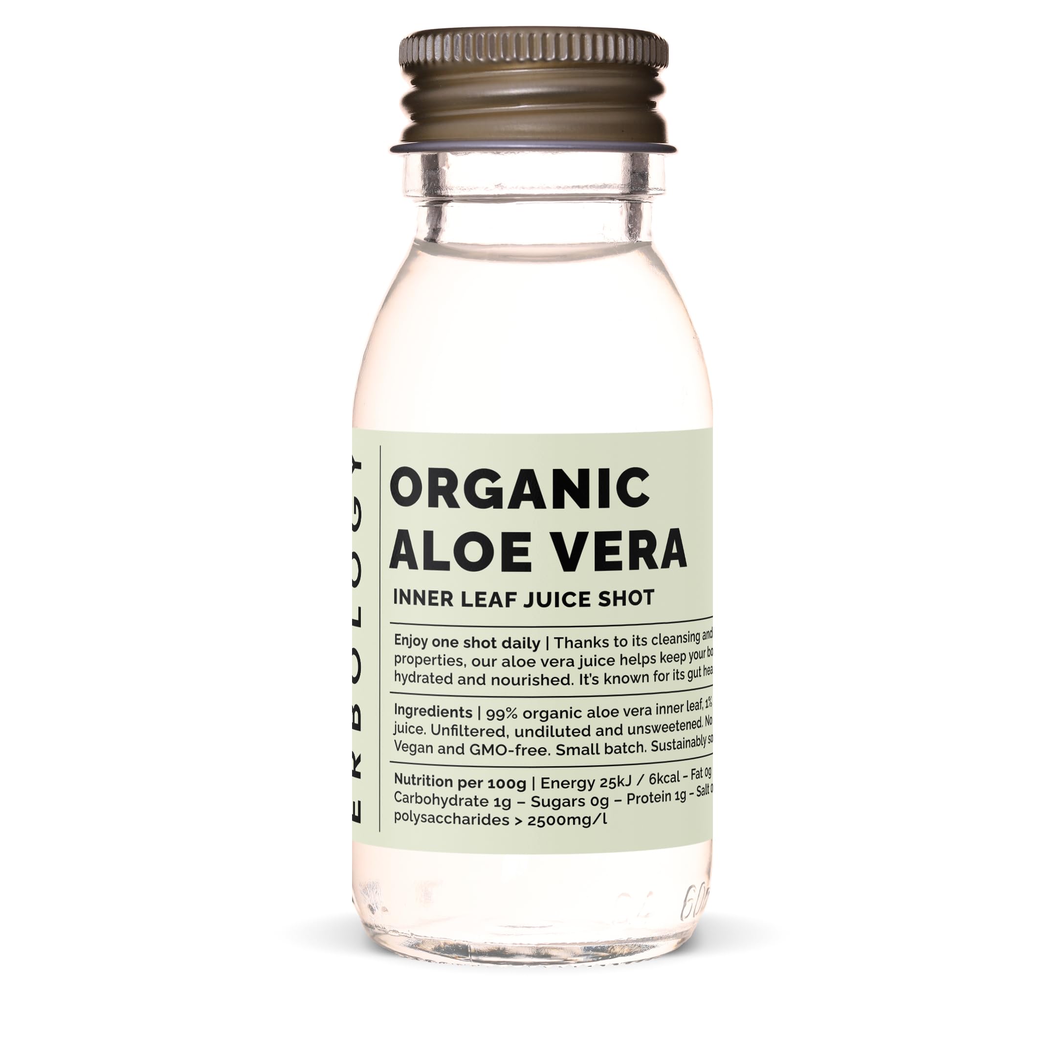 Organic Immunity Booster Shots - Erbology 12-Pack (60ml Each) for Daily Wellness & Energy Support - Perfect for Travel, Workouts, and On-the-Go Nutrition
