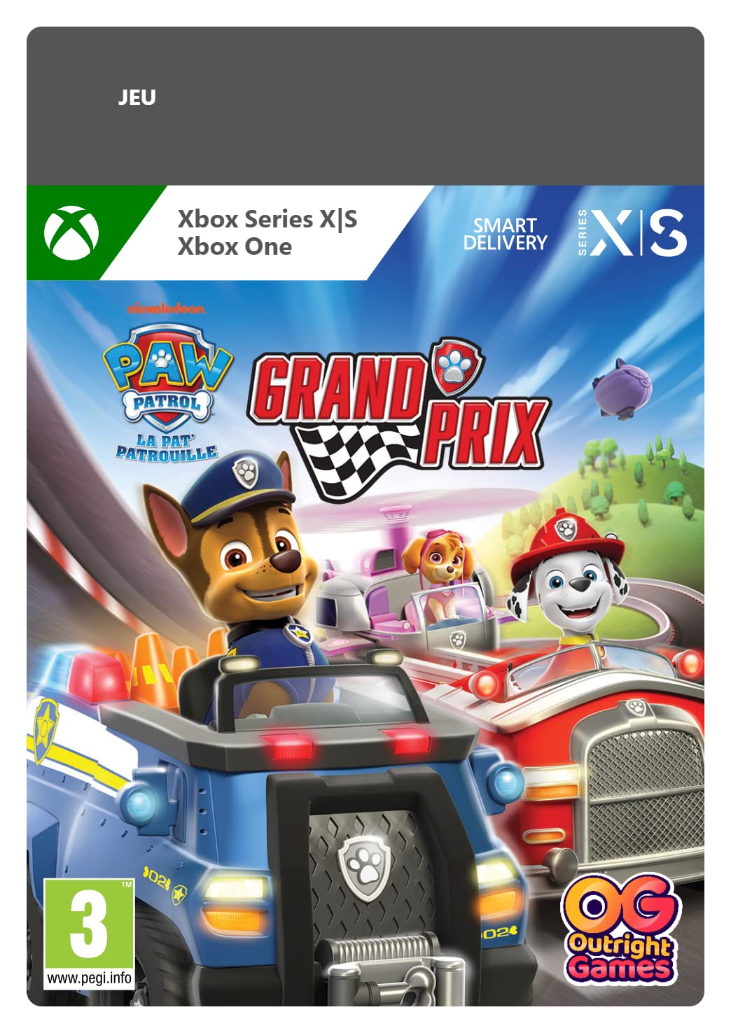 PAW Patrol: Grand Prix Racing Game - Digital Download Code for Xbox One & Xbox Series X|S - Fun Kids Racing Adventure for Family Game Night