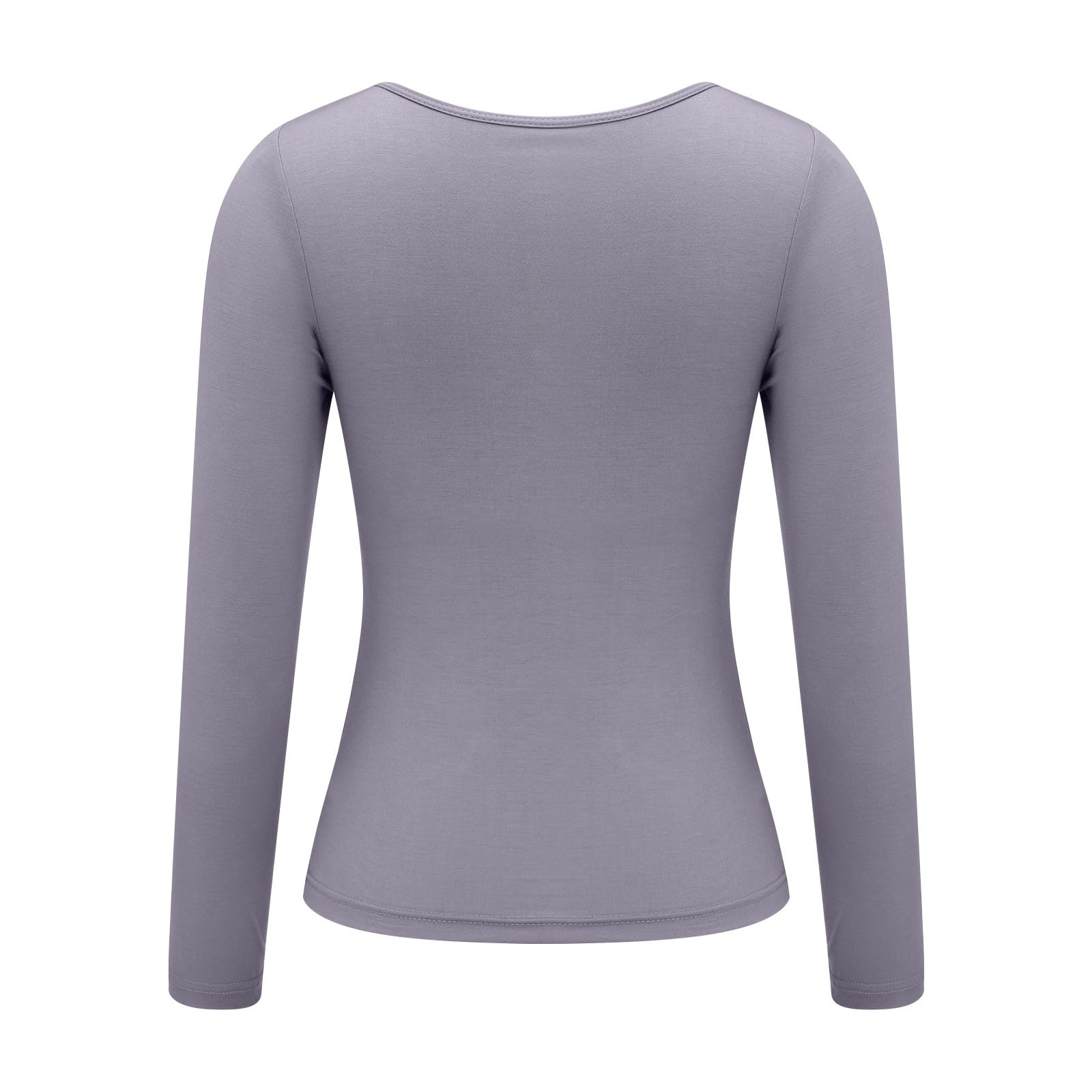 Women's Long Sleeve Sports Bra Top - Built-in Support Cotton Pullover Sweatshirt for Yoga, Running & Gym Workouts