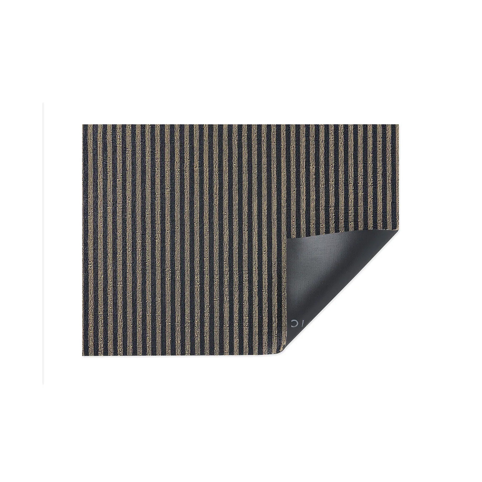 Chilewich Shag In Out Utility Door Mat - Water Absorbent, Non-Slip Indoor/Outdoor Rug - Breton Stripe Coast Design - 24x36 Inches (61x91cm) - Perfect for Entryway, Patio, Deck & Mudroom Use