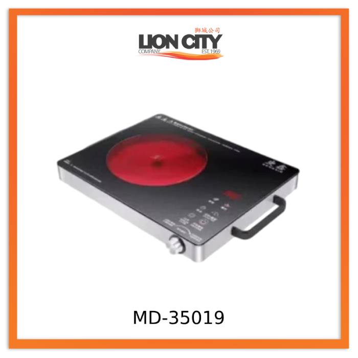 MD 35019 2600W High Power Electric Ceramic Stove - Smart Home Induction Cooktop for Frying, Soup & Hot Pot | Energy Efficient Countertop Cooking for Apartments, Dorms & RVs