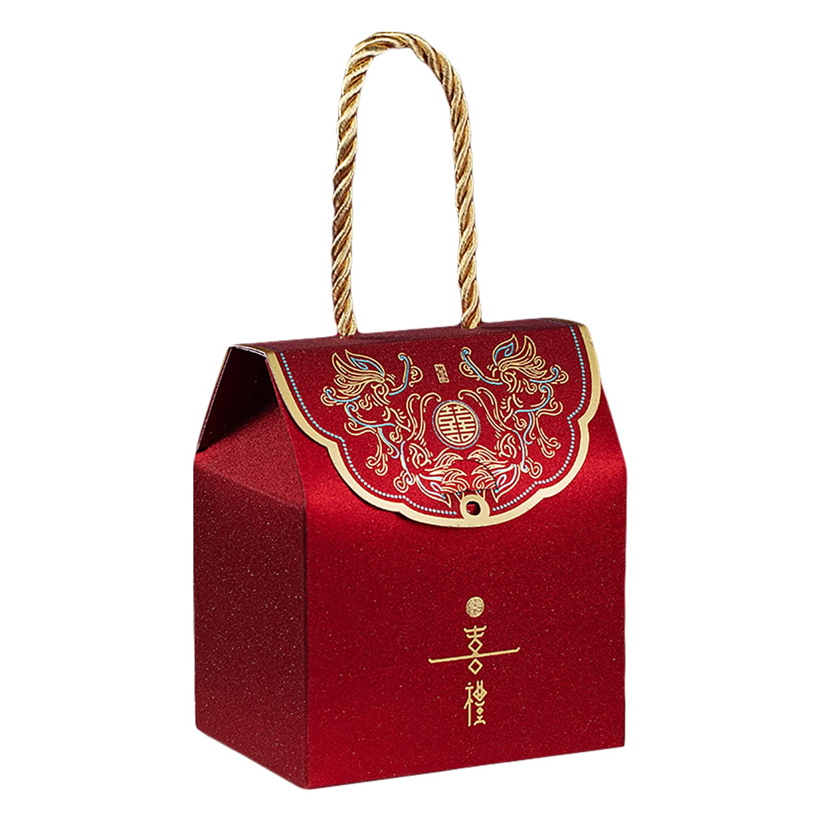 HEVIRGO 1 Set Large Capacity Gift Wrapping Box with Handle - Creative Present Packaging for Birthdays, Weddings & Holidays - Perfect for Jewelry, Cosmetics & Party Favors