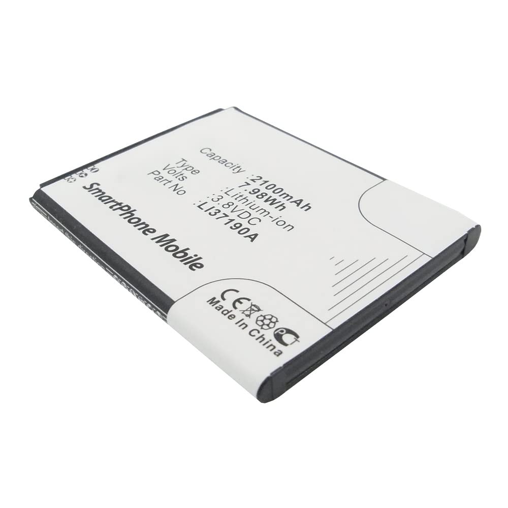 Synergy Li-ion Battery for Hisense LI37190A - 2100mAh | Phone Replacement Power    （注：优化后标题特点：   1. 保留核心关键词
