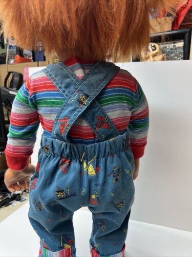 Authentic Autographed Trick or Treat Studios CHILD'S PLAY 2 Good Guys Chucky Doll - Signed Collectible Horror Movie Memorabilia for Halloween Decor & Scary Film Fan Gifts