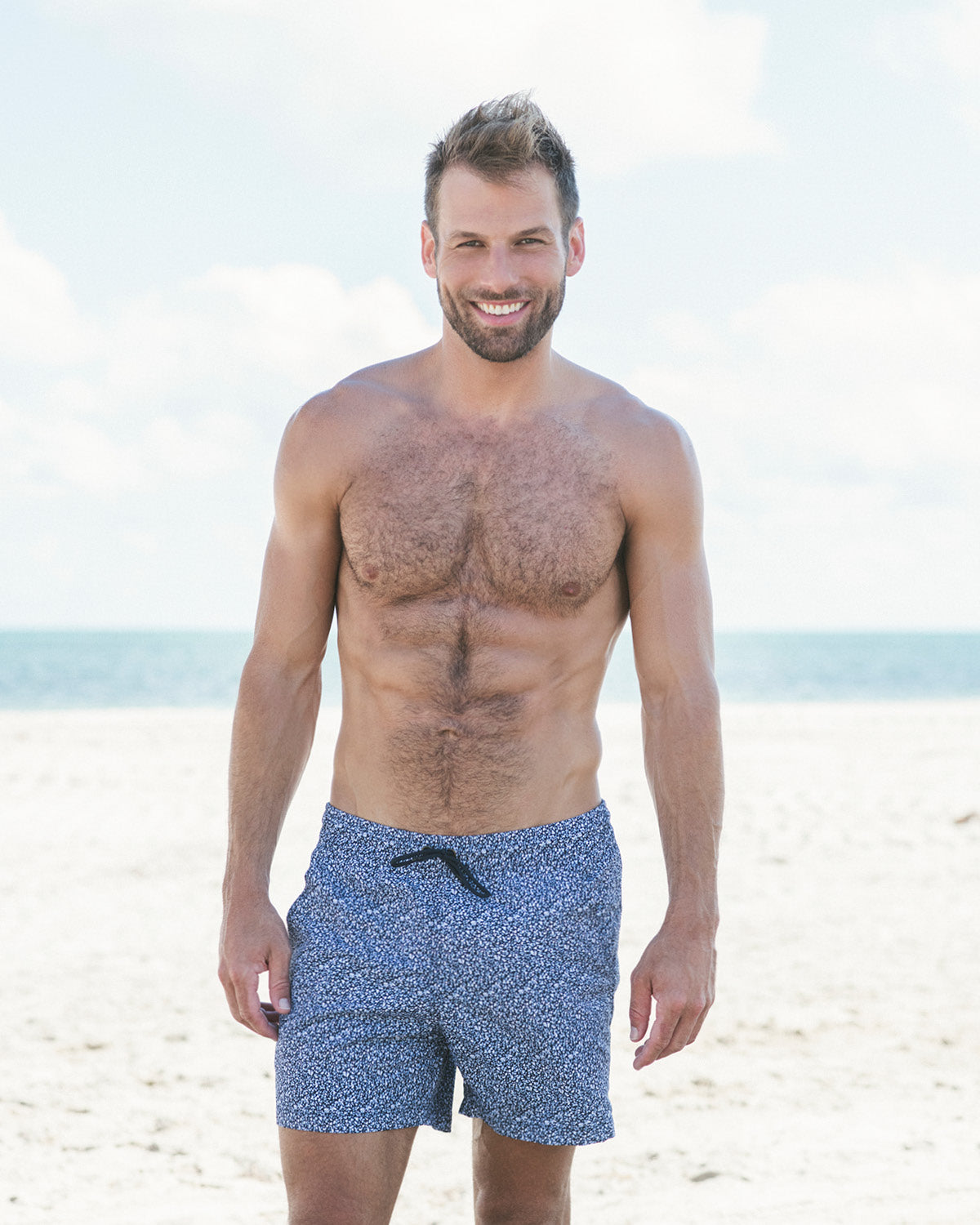 Eco-Friendly Men's Swim Trunks with Soft Inner Mesh Lining - Quick-Dry, Comfortable & Sustainable Swimwear for Beach, Pool & Water Sports