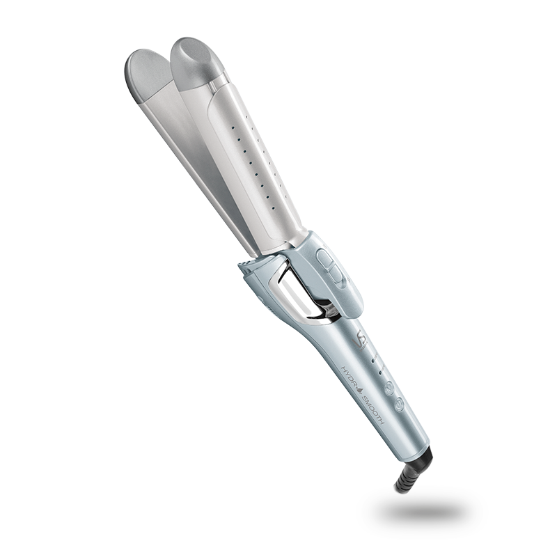 VS Sassoon Hydro Smooth Straight & Curl VSS3290A Hair Styler - Professional Flat Iron for Straightening & Curling with Hydrating Technology - Perfect for Salon, Home & Travel Use