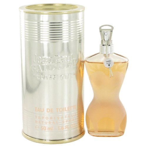 Jean Paul Gaultier Classique Women's Perfume - 1.6 oz Eau De Toilette Spray | Floral Vanilla Fragrance for Date Night & Special Occasions