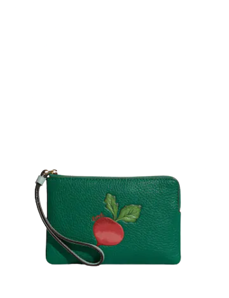 Coach Corner Zip Wristlet Crossbody Bag - Stylish Leather Wristlet Purse for Women | Perfect for Everyday Use, Travel & Night Out