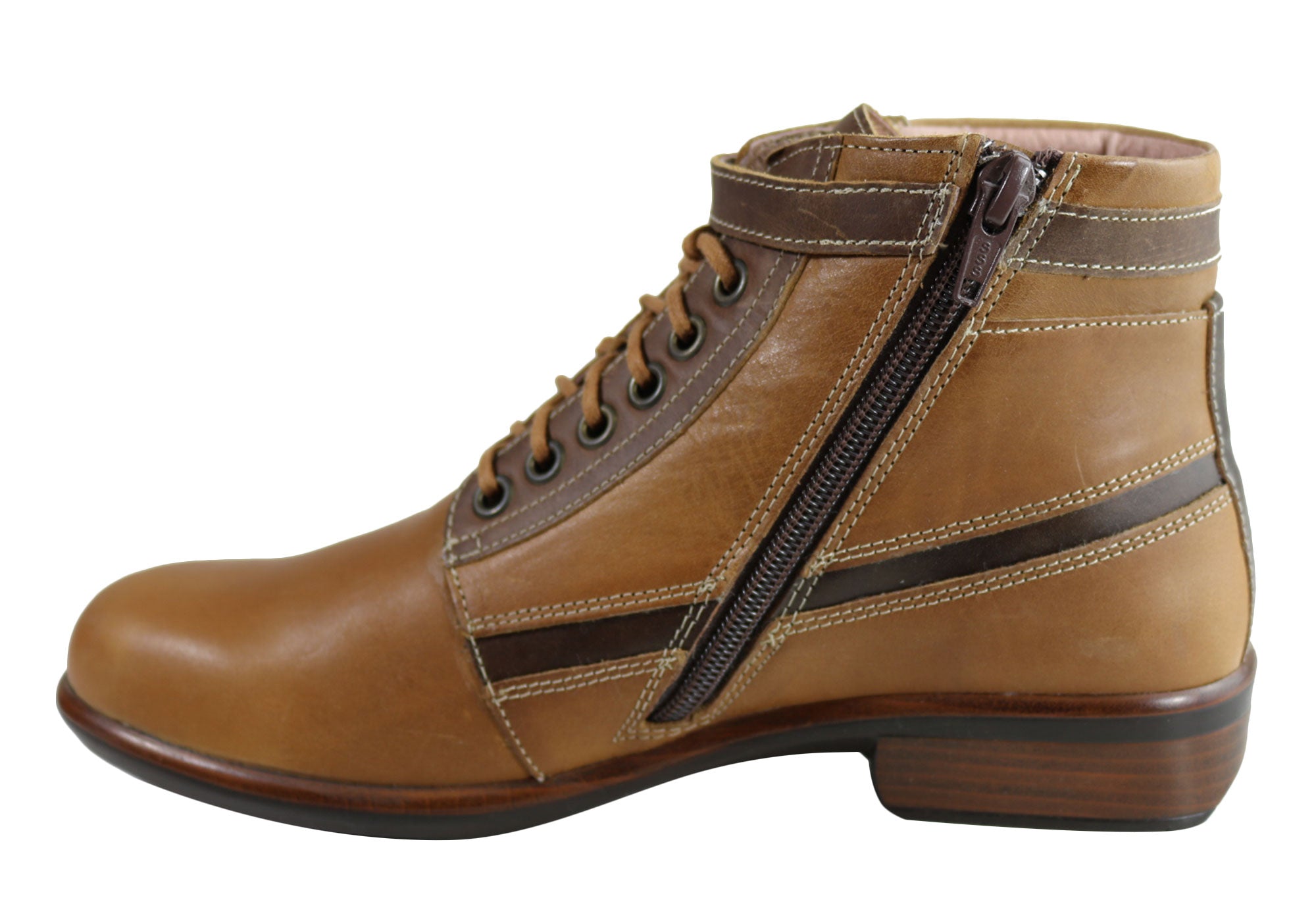 Naot Kona Women's Leather Comfortable Supportive Lace-Up Ankle Boots - Perfect for Walking, Travel & Everyday Wear
