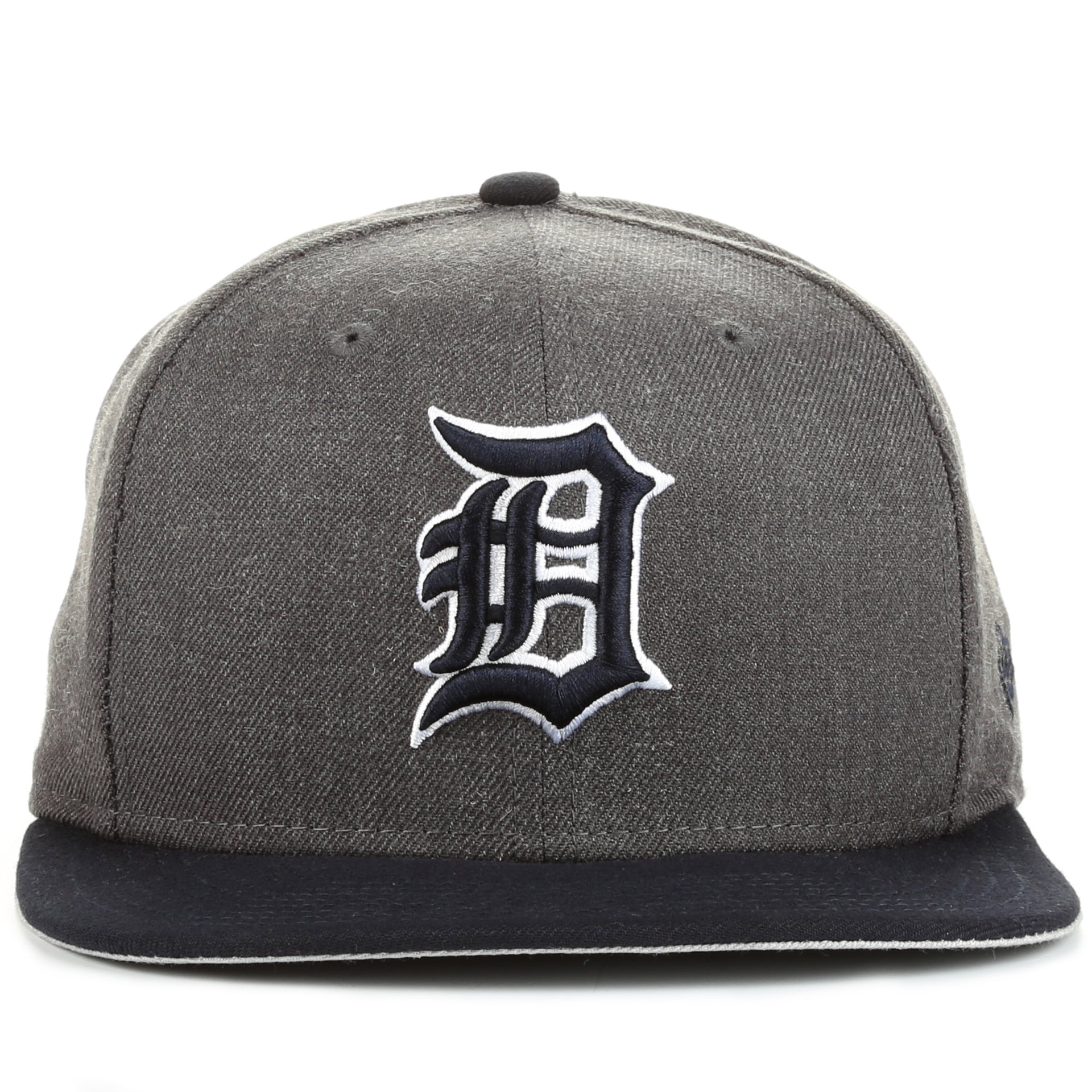 New Era 9Fifty MLB Detroit Tigers Snapback Cap - Heather Graphite Adjustable Baseball Hat for Men & Women - Perfect for Baseball Games, Streetwear Fashion & Casual Outfits