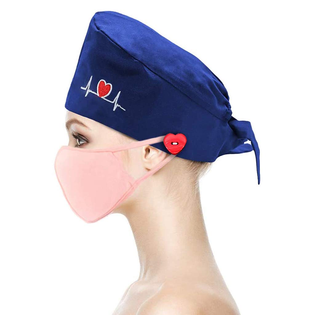 Unisex Adjustable Bouffant Scrub Cap - Surgical Hat for Women & Men - Breathable Hair Cover for Doctors, Nurses, Dentists - Perfect for Hospitals, Clinics & Medical Procedures