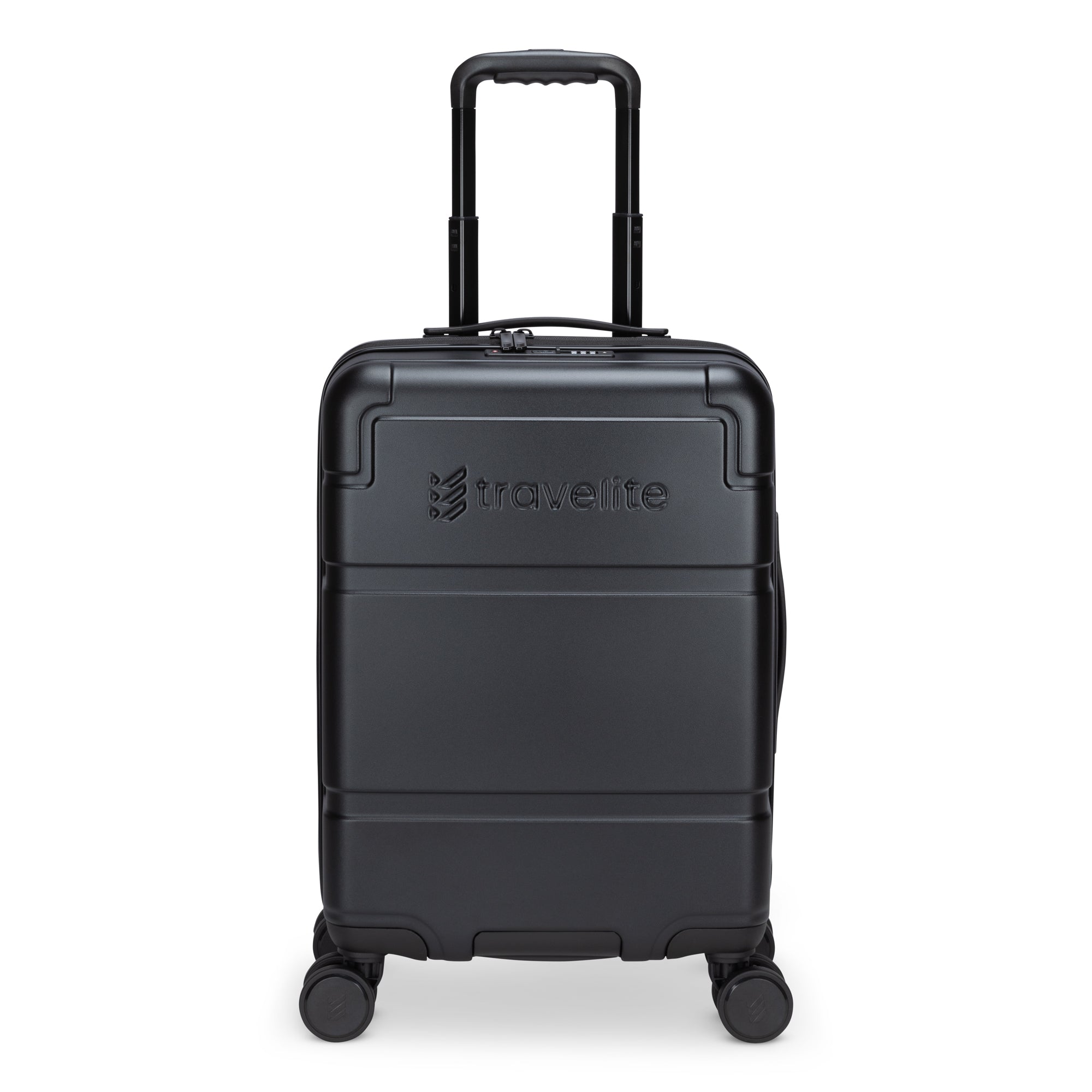 Travelite Itinerary Polycarbonate Spinner Carry On Luggage - Lightweight Durable Suitcase for Air Travel, Business Trips & Weekend Getaways