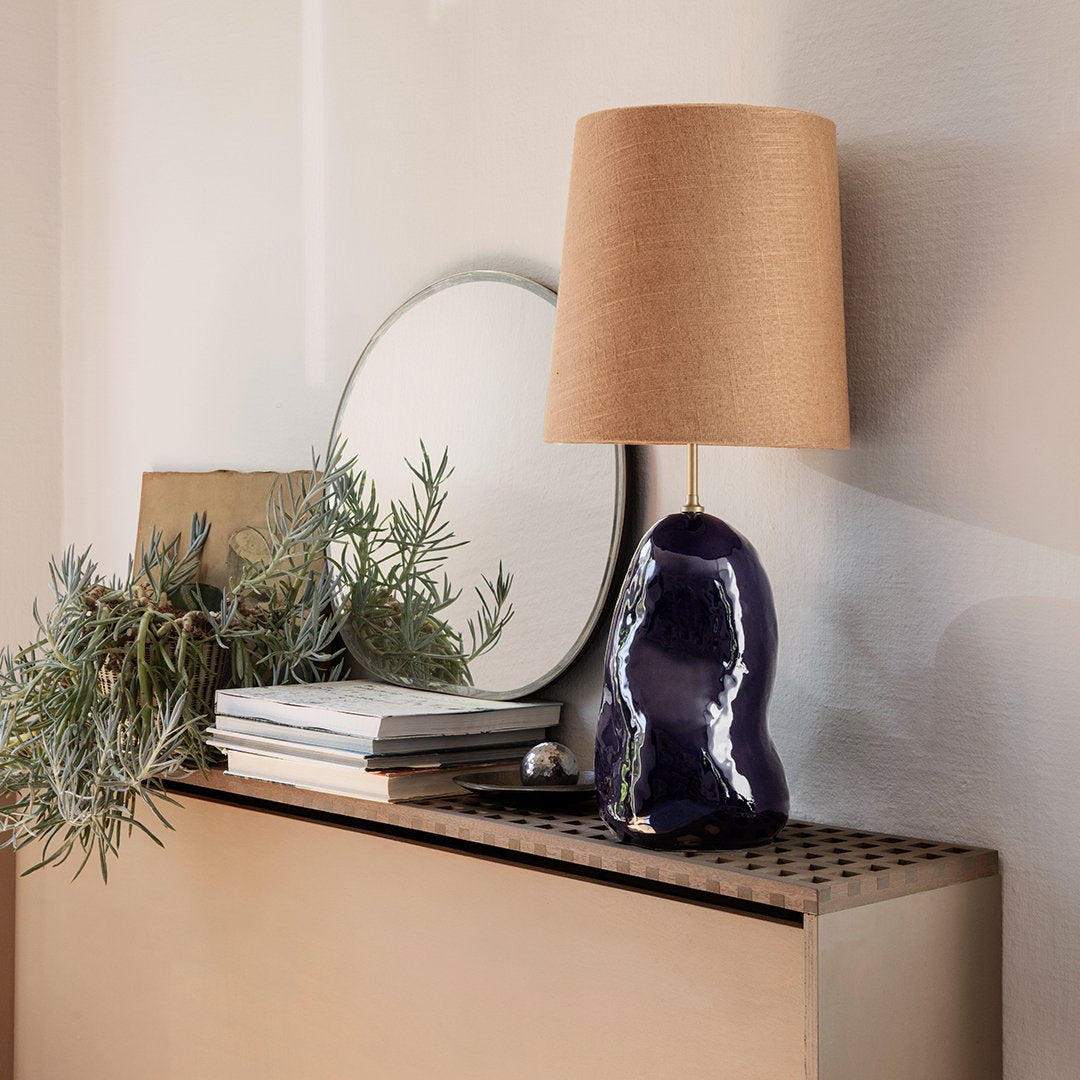 Hebe Lamp Base Only - Modern Minimalist Table Lamp Stand for Living Room, Bedroom, Office Decor - Perfect for Nightstands, Desks, and Home Lighting Accents