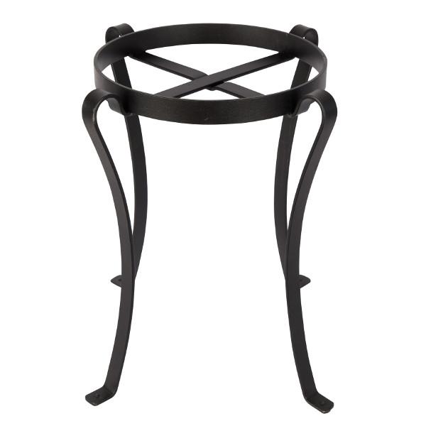 Outdoor Patio Flower Pot Stand - Heavy Duty Metal Plant Holder for Garden, Balcony & Deck Decor - Perfect for Hanging Baskets & Potted Plants
