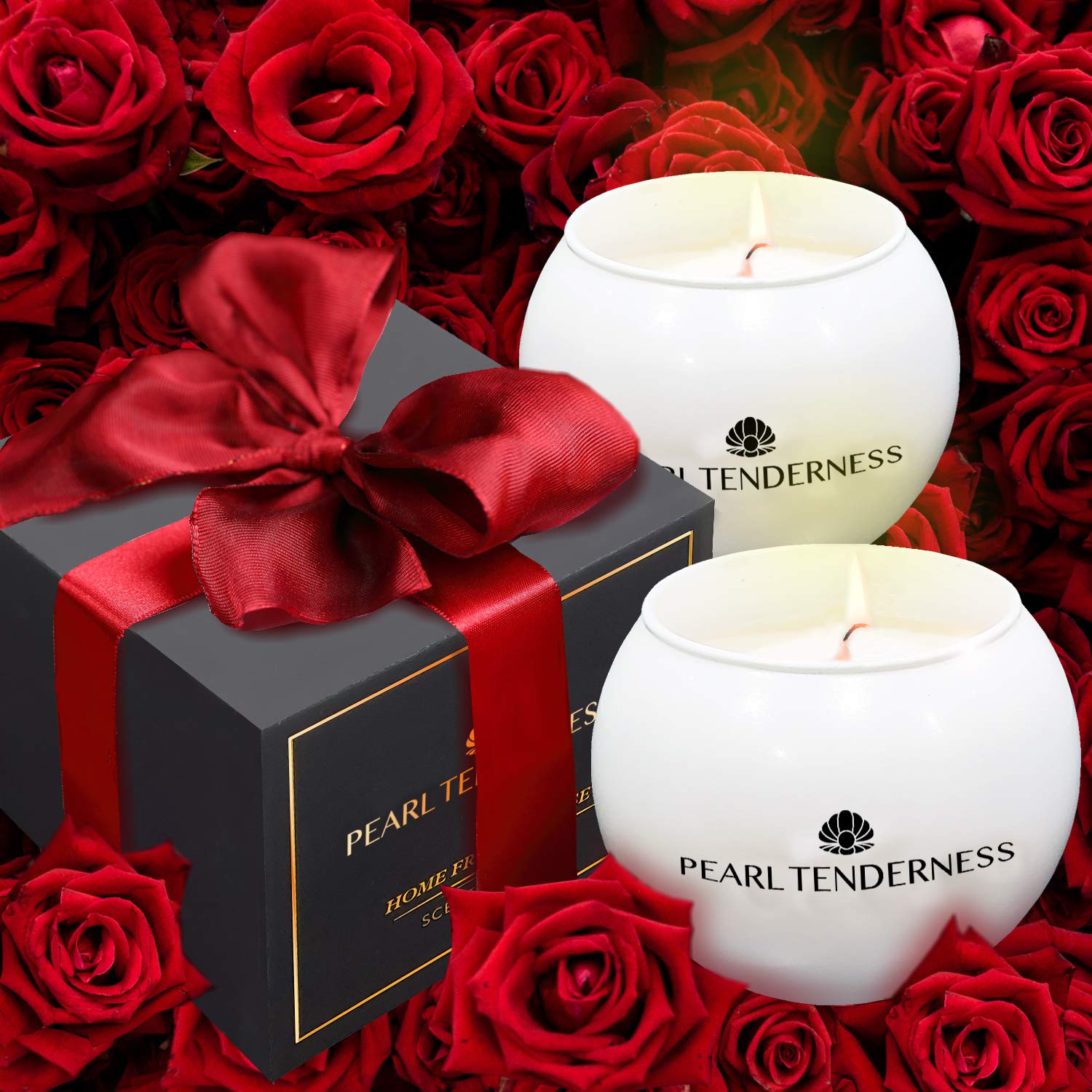 Pearl Soy Candles - English Pear Scent for Home & Aromatherapy