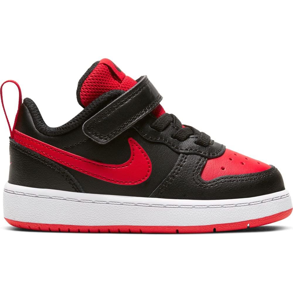 Nike Court Borough Low 2 (TDV) Toddler Sneakers - Casual Shoes for Boys & Girls BQ5453-007 Size 4 - Perfect for Playground, School & Everyday Wear