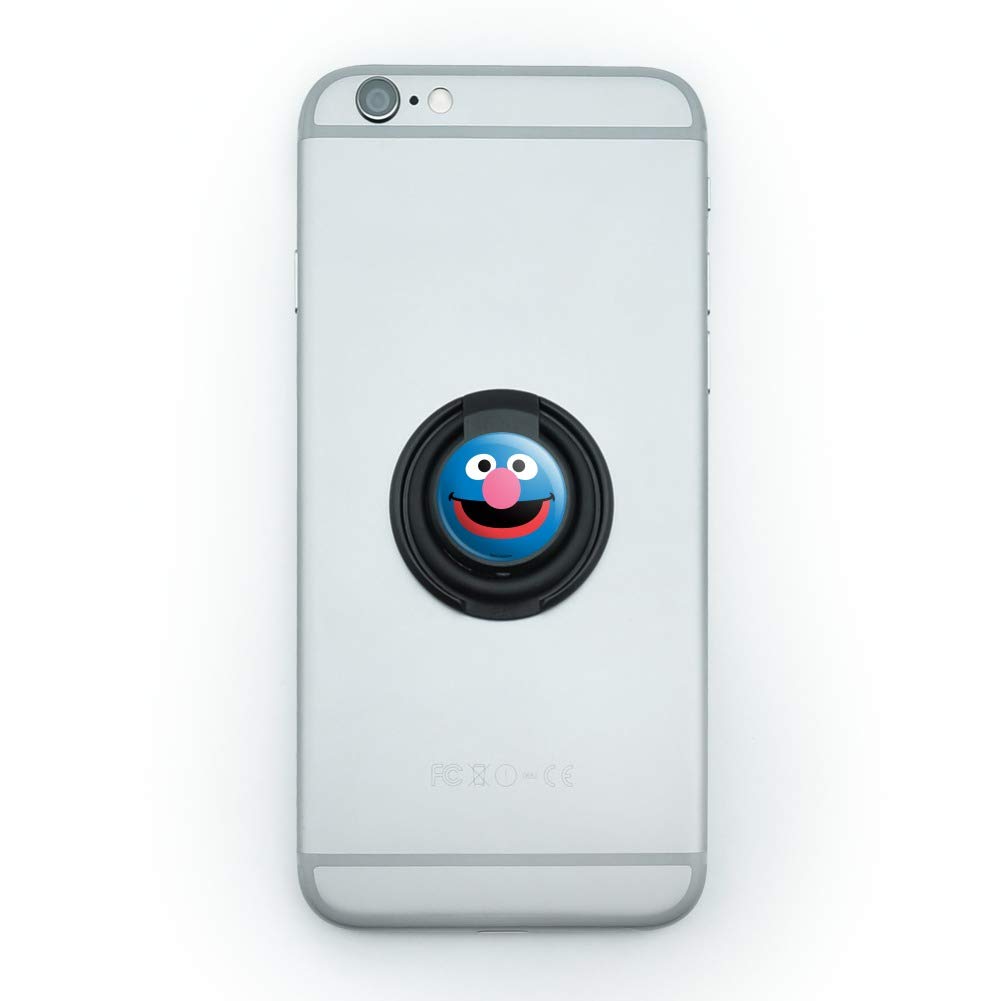 Sesame Street Grover Phone Ring Holder - Durable Mobile Grip Stand for Smartphones, Perfect for Watching Videos and Taking Selfies