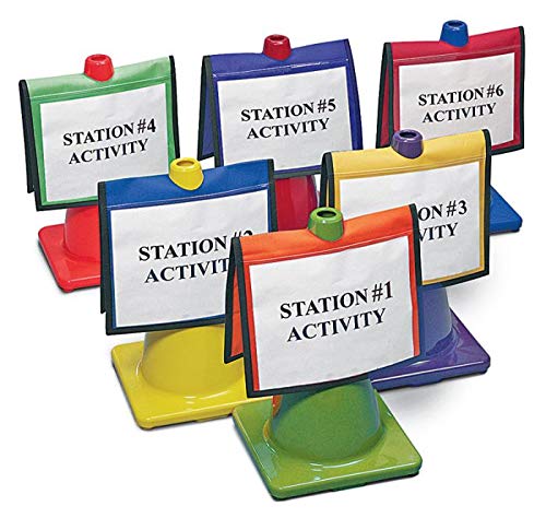 6-Pack Cone Folders - Dry Erase Sign Holders with Sleeves for Restaurants, Offices & Events | Reusable Menu Boards & Directional Signs
