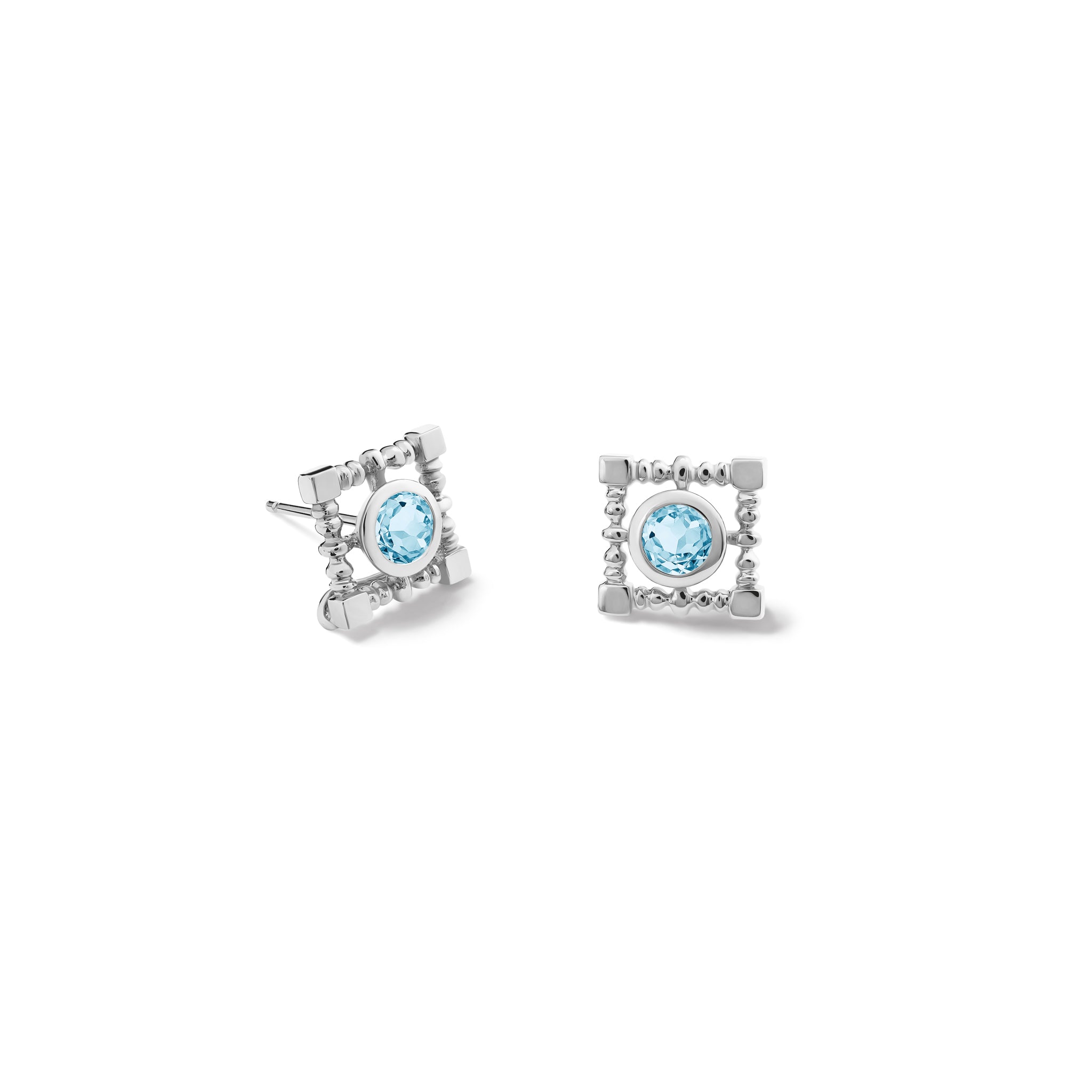 Exquisite Mashrabiya Trellis Silver Earrings - Elegant Halo Design for Women - Perfect for Weddings, Parties & Special Occasions