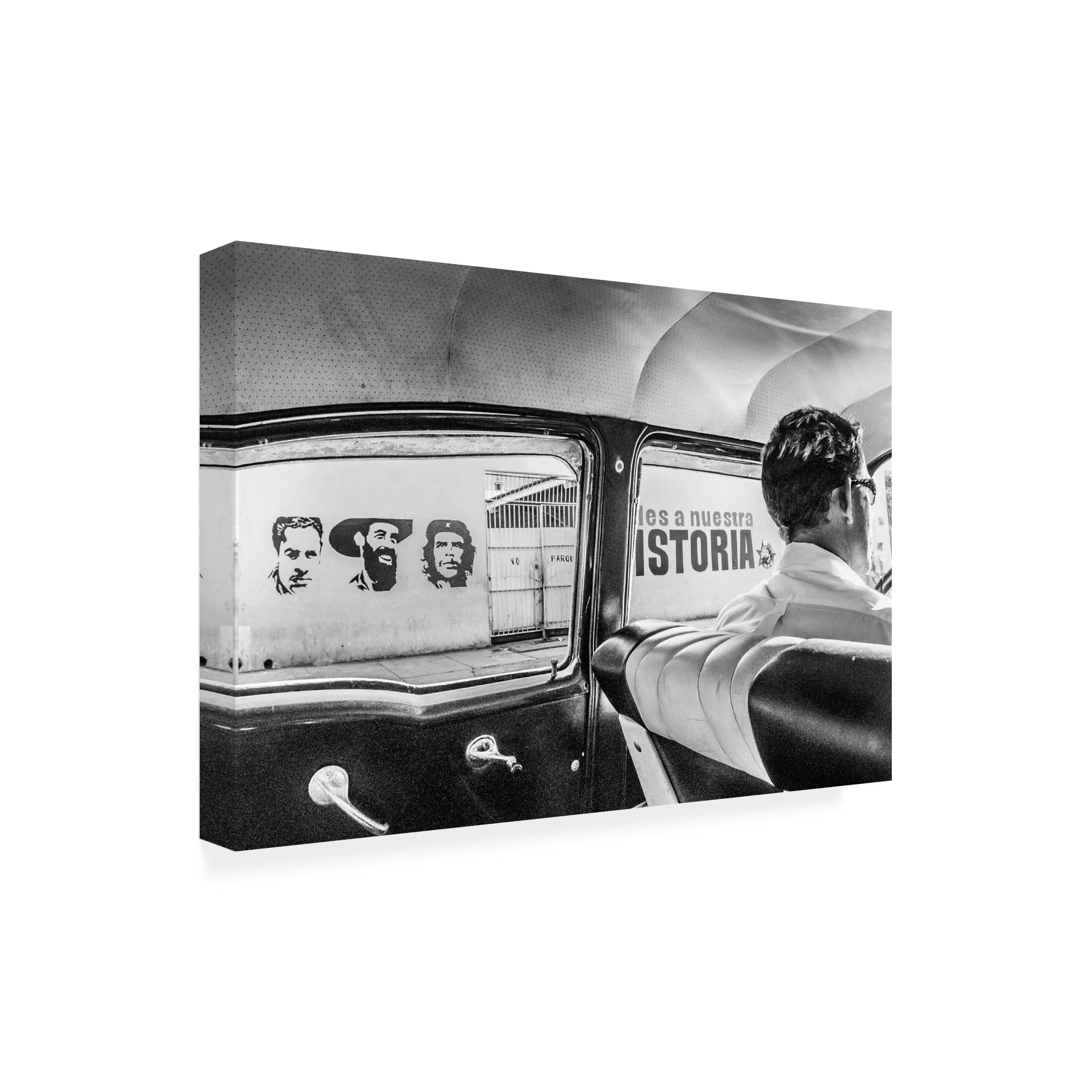 Trademark Fine Art 'Inside Travelling Outside History Havana Cuba' Canvas Wall Art Print by Andreas Bauer - Perfect for Living Room, Bedroom & Office Decor