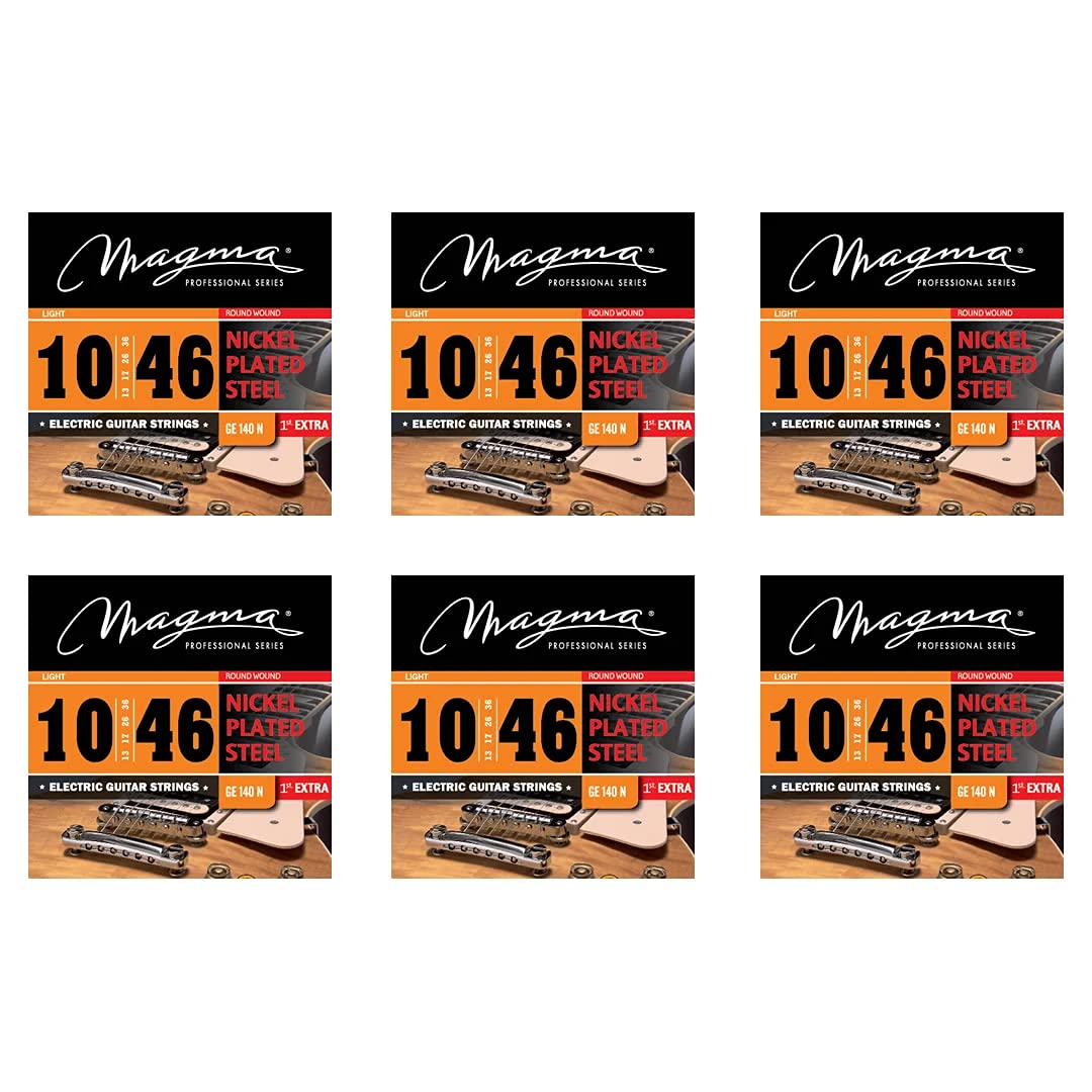 Premium Magma Light Electric Guitar Strings - Nickel Plated Steel .010