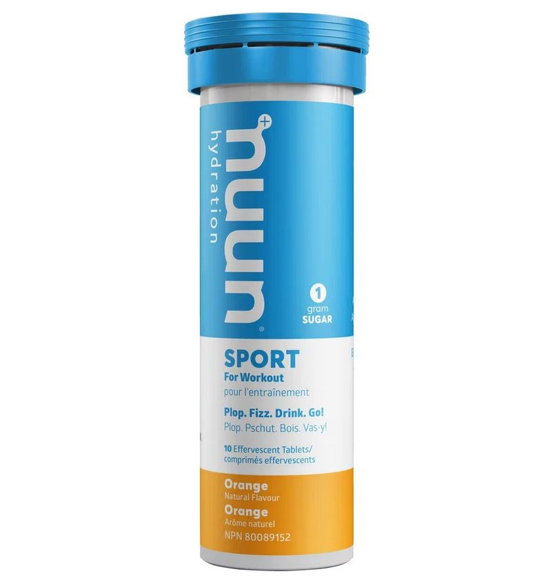 Nuun Active Hydration Electrolyte Tablets - Orange Flavor | Fast Hydration for Athletes & Outdoor Activities | Perfect for Running, Cycling & Hiking