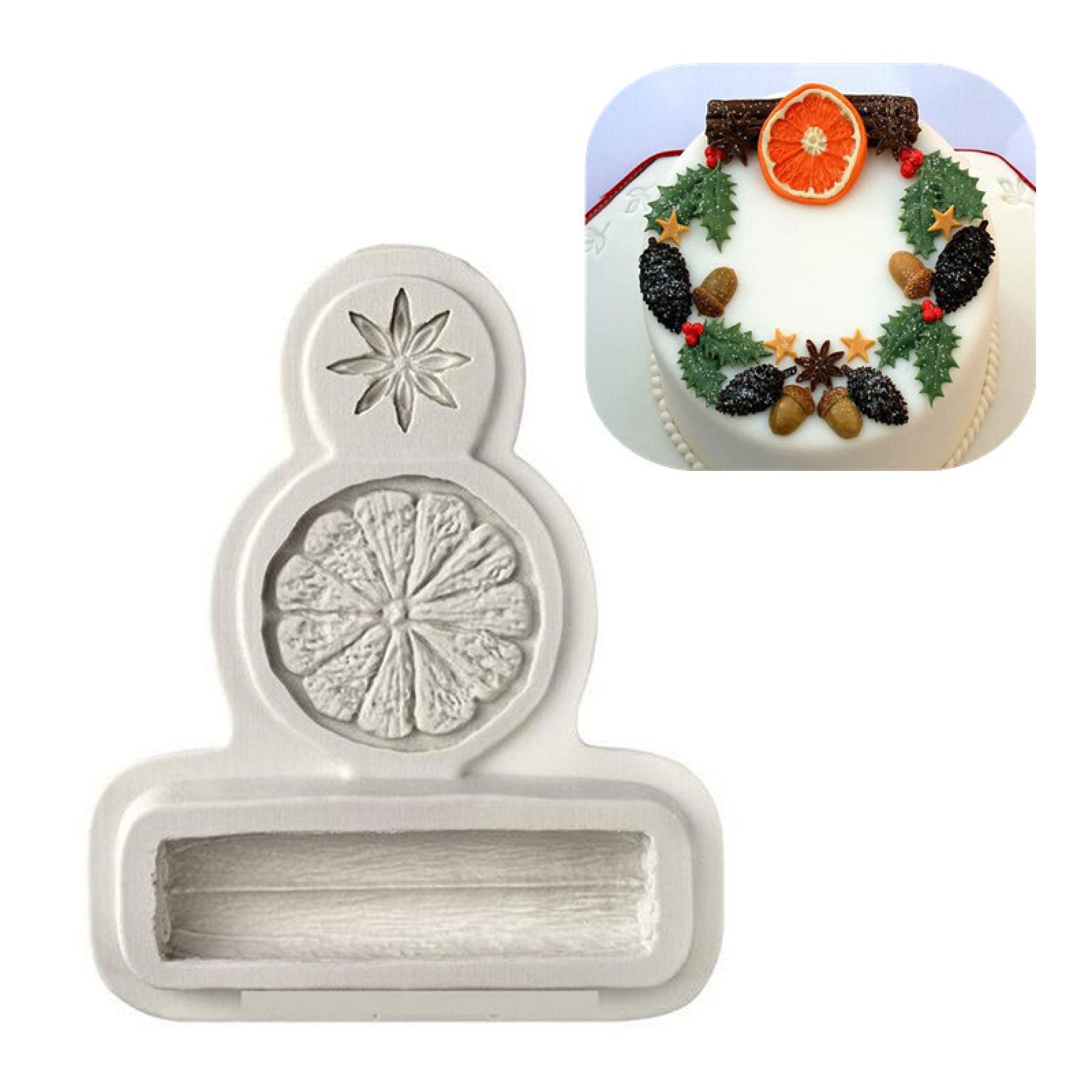 Premium Silicone Fondant Molds for Chocolate & Cake Decorating - DIY Flower & Lemon Slice Baking Tools - Perfect for Wedding Cakes, Cupcakes, and Dessert Making