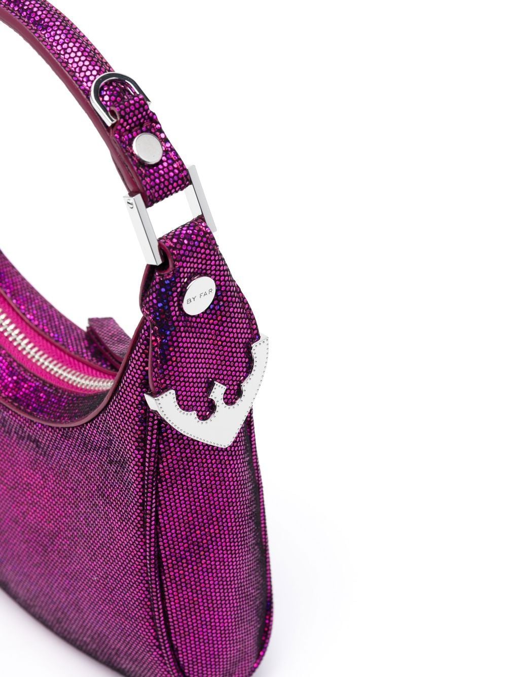 BY FAR PRE Bags for Women - Fuchsia Crossbody Bag, Fashionable Shoulder Purse for Daily Use, Work, and Evening Out