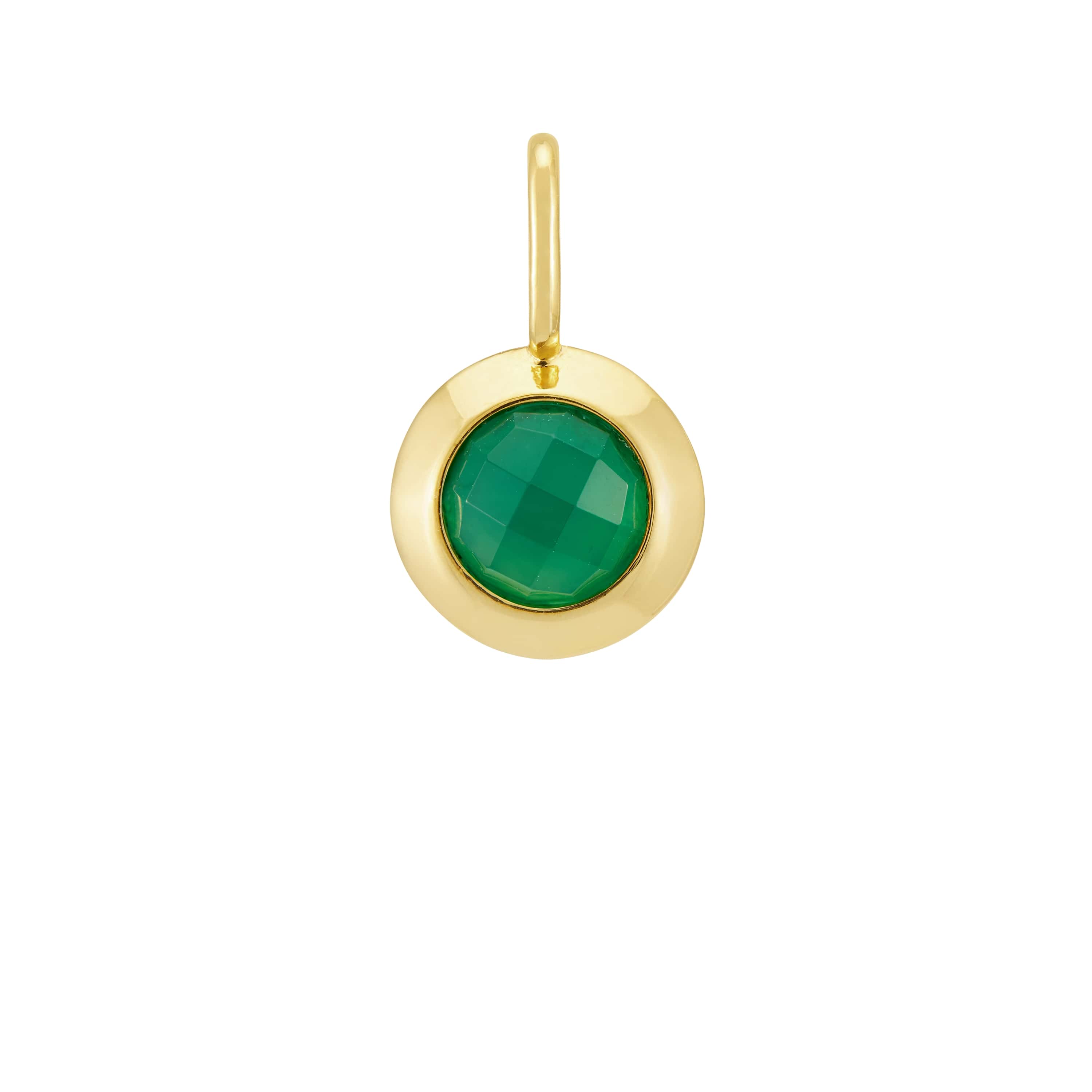 May Birthstone Charm - Elegant Emerald Jewelry for Necklaces & Bracelets - Perfect Gift for Mother's Day, Birthdays & Anniversaries