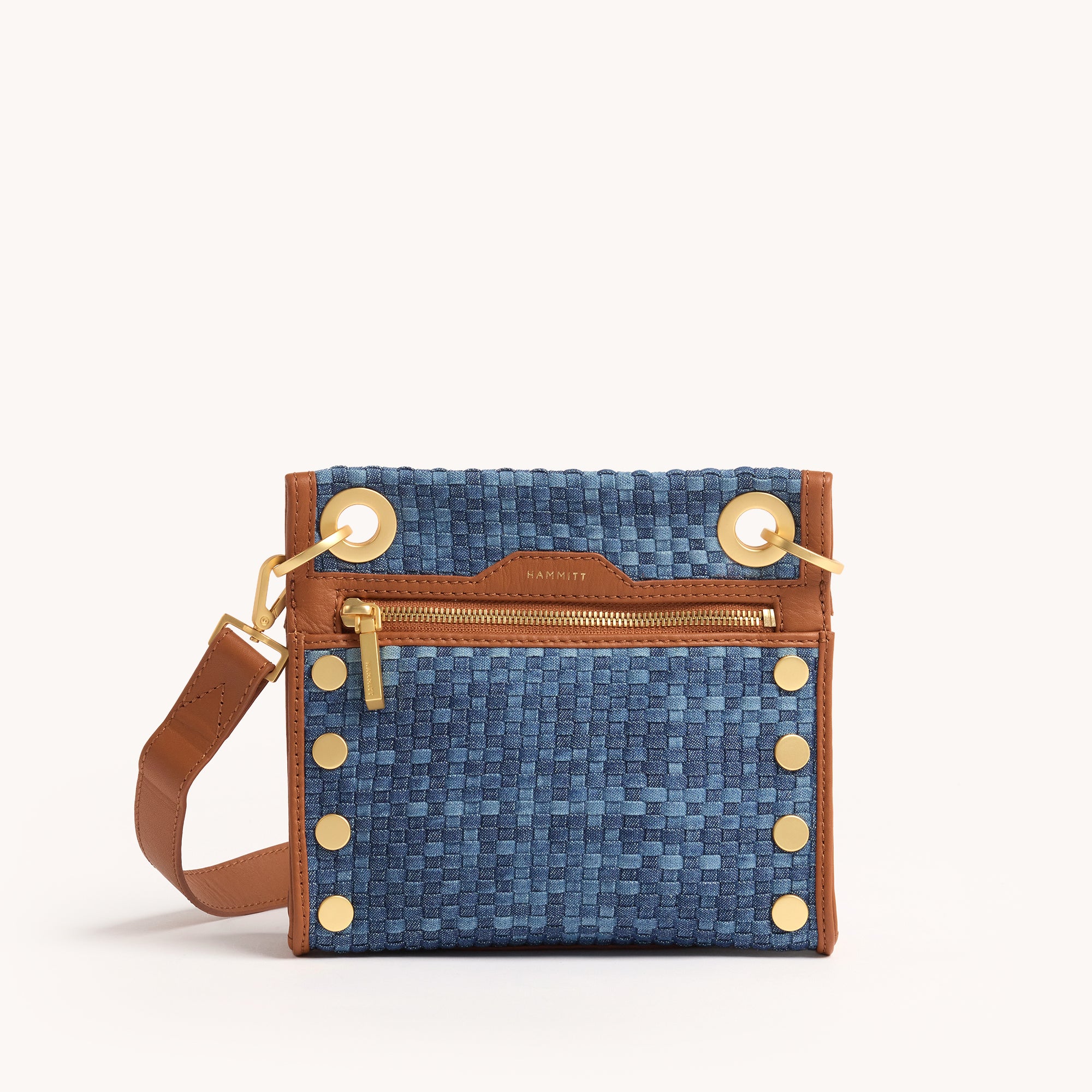 Tony Mosaic Denim & Brushed Gold Small Watch - Perfect for Casual Wear, Office & Everyday Use
