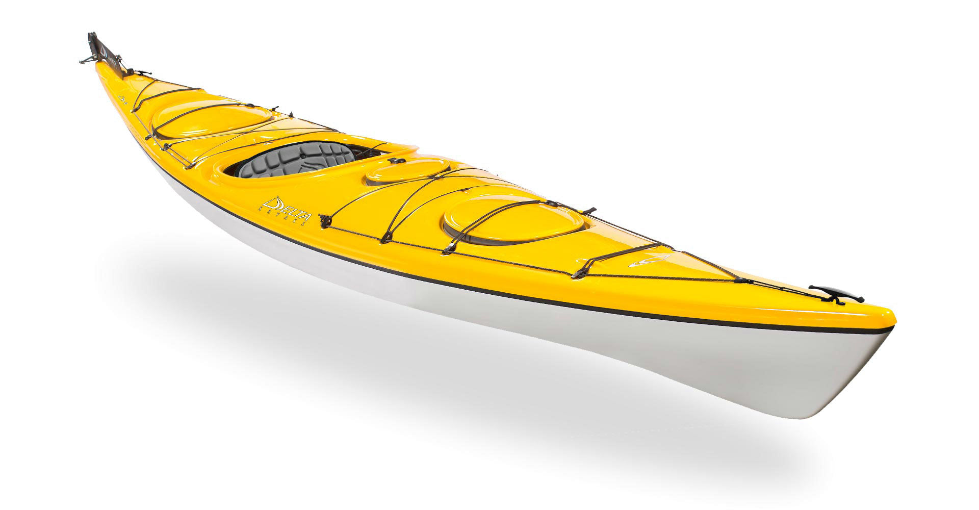 Delta 16 Kayak with Rudder System - Lightweight Fishing & Touring Canoe for Lakes & Rivers | Perfect for Outdoor Adventures & Water Sports