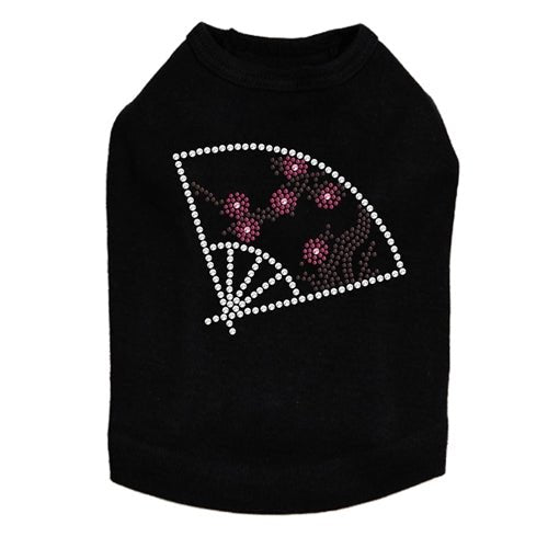 Chinese Fan Dog Tank Top - Stylish & Comfortable Pet Apparel in Multiple Colors - Perfect for Summer Walks & Outdoor Adventures