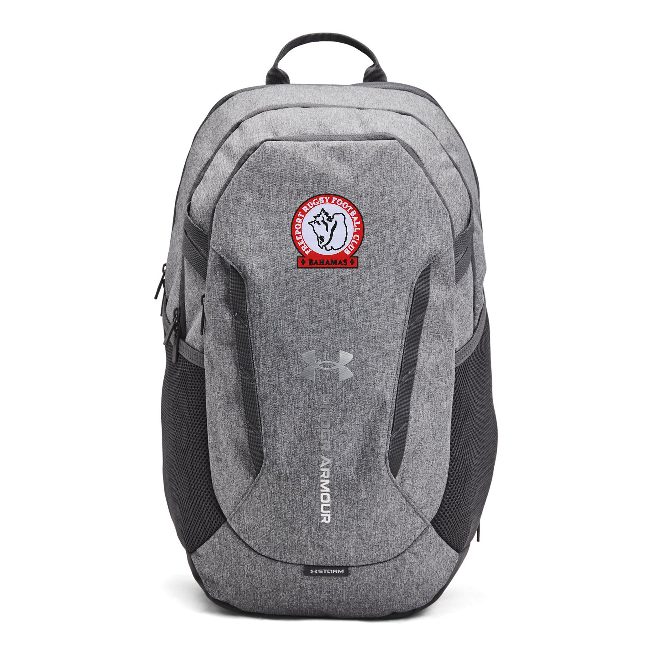 Freeport RFC UA Hustle 6.0 Backpack - Durable Laptop Backpack for School, Travel & Work - Water-Resistant College Backpack with USB Charging Port & Headphone Hole