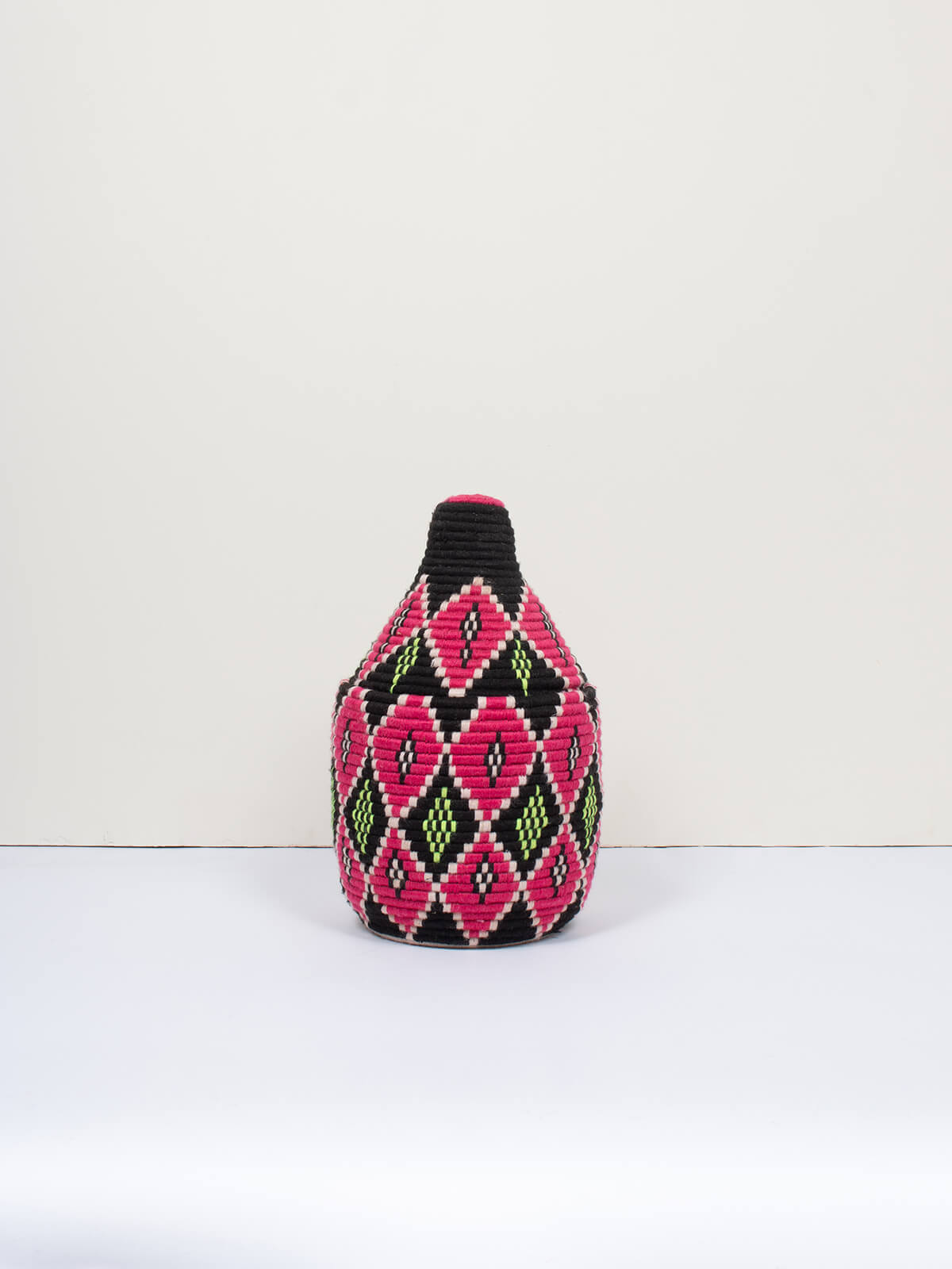 Authentic Moroccan Wool Pot No.342 – Handcrafted Home Decor for Boho & Farmhouse Style – Perfect for Planters, Storage & Cozy Kitchen Decor