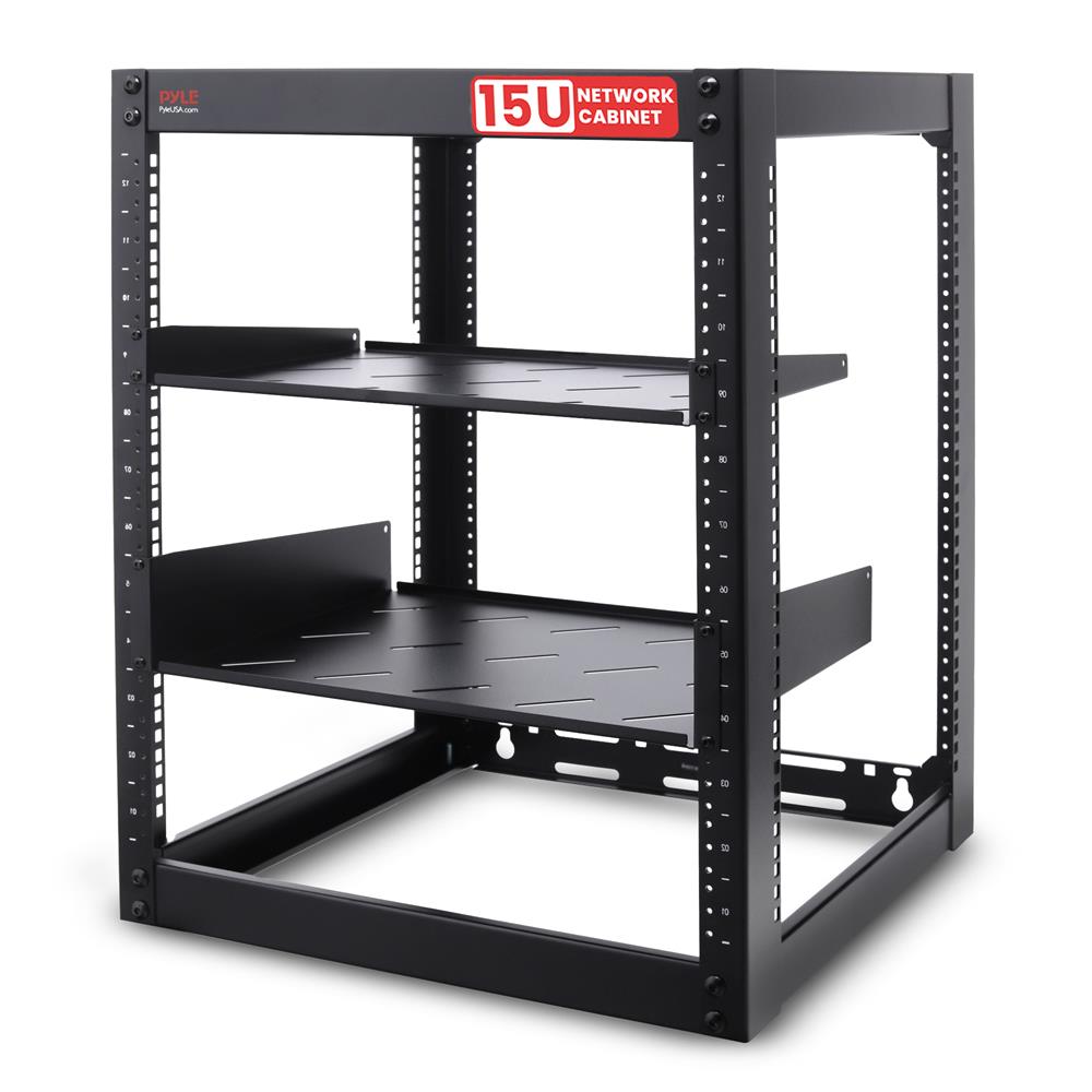 15U Server Rack Cabinet - Heavy Duty Network Equipment Enclosure for Data Centers & IT Closets | Perfect for Server, Switch & Router Installation