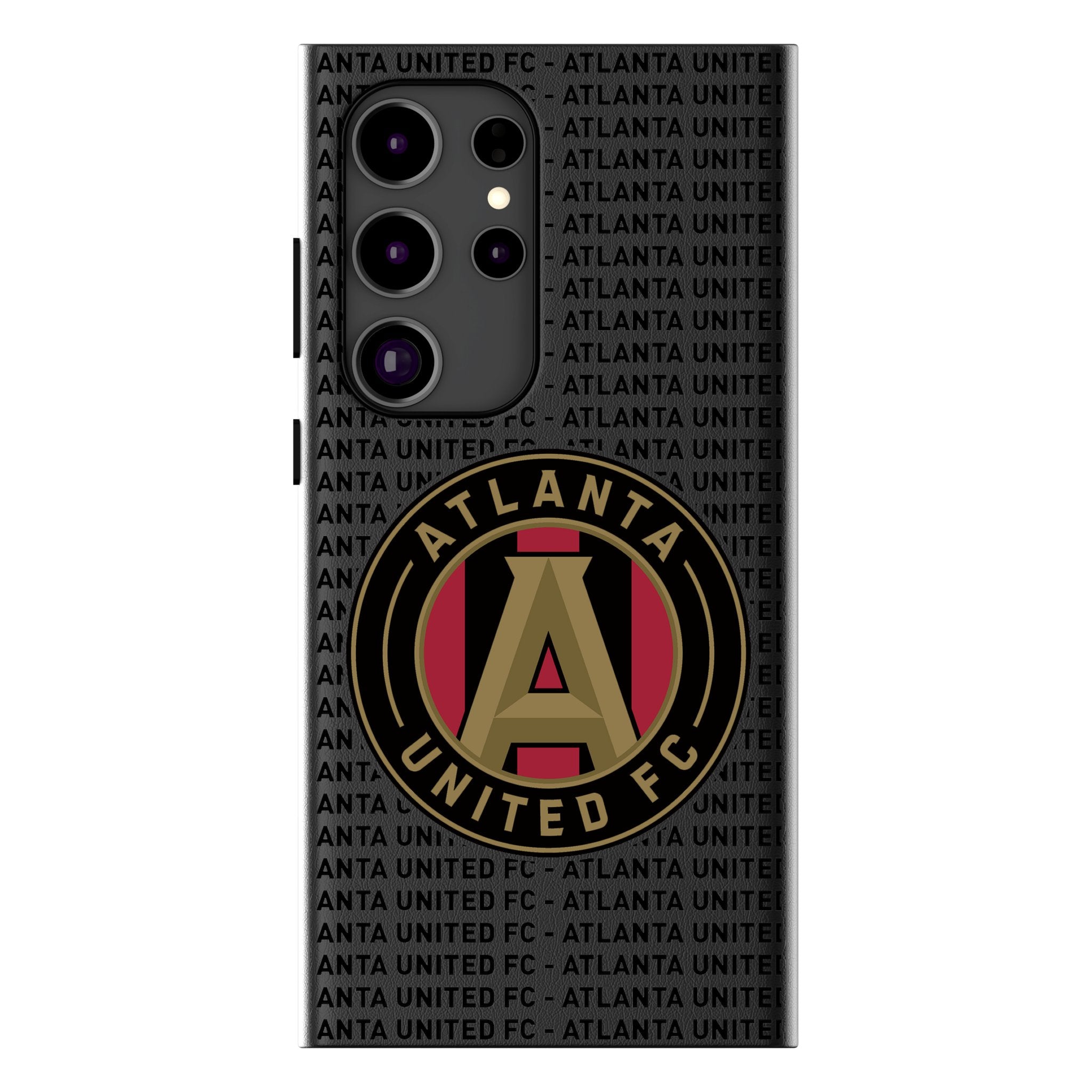 Atlanta United FC Text Backdrop MagSafe Compatible Phone Case for Samsung Galaxy S23/S22/S21 - Durable Protective Cover for Fans, Perfect for Game Day & Everyday Use